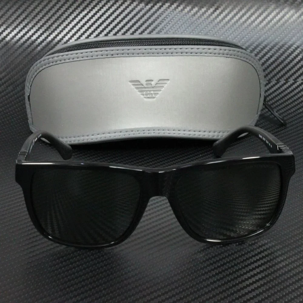 Emporio Armani Black 58mm Men's Sunglasses